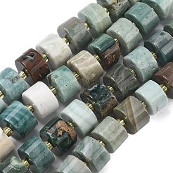天然石オーシャンアゲート瑪瑙ビーズ連売り  ディスク  ヒシビーズ  シードビーズで  9~12.5x6~8.5mm  穴：1mm  約36~48個/連  15.16''~15.94''（38.5~40.5センチメートル）&nbsp;G-C270-I04-01