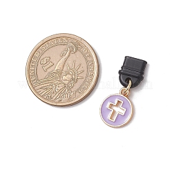 Alloy Enamel Mobile Plugs&nbsp;HJEW-JM03706