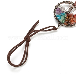 Chakra Hanging Ornament&nbsp;AJEW-I059-03RG