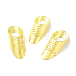 ラックメッキ真鍮チャーム  カドミウムフリー＆鉛フリー  ミックスカラー  29x10x6mm  穴：1mm&nbsp;KK-I688-08