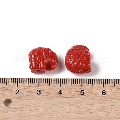 Synthetic Coral Carved Beads&nbsp;CORA-C001-04