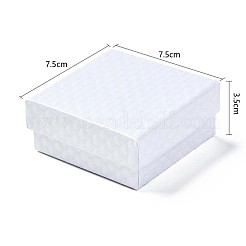 Square Cardboard Jewelry Boxes&nbsp;CBOX-N012-34B