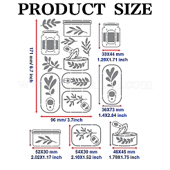Retro Stainless Steel Metal Cutting Dies Stencils&nbsp;DIY-WH0242-276