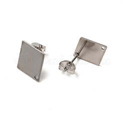 201 Stainless Steel Stud Earring Findings&nbsp;STAS-D244-29P-A
