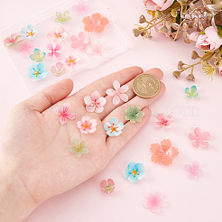 30Pcs 15 Styles Plastic Beads&nbsp;KY-GA0001-33