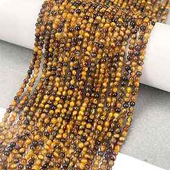 Natural Tiger Eye Beads Strands&nbsp;G-M438-A12-02
