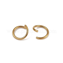 304 Stainless Steel Open Jump Rings&nbsp;X-STAS-Z137-01G-05