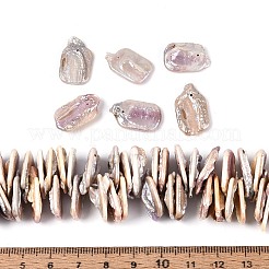 Natural Baroque Keshi Pearl Beads Strands&nbsp;PEAR-S022-06A
