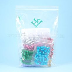 アルミ製ヘアカフ  ヘアコイルカフス  ミックスカラー  9x8mm  穴：7mm  50個/カラー  350個/セット&nbsp;ALUM-PH0003-02