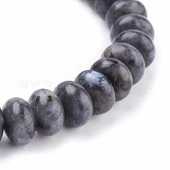 Natural Labradorite Beads Stretch Bracelets&nbsp;BJEW-JB03376-01