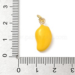 Brass Enamel Pendants&nbsp;KK-H523-01H-G