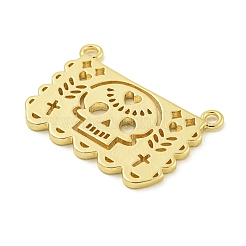 Halloween Theme Rack Plating Brass Pendants&nbsp;KK-Z067-18G-01