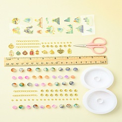 DIY Lampwork Beaded Bracelet Making Kit&nbsp;DIY-FZC0001-01D