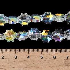Electroplate Transparent Glass Beads&nbsp;EGLA-H112-04AB-01
