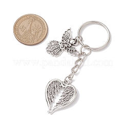 Tibetan Style Alloy Keychains&nbsp;KEYC-JKC00804-01