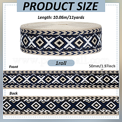 Ethnic Style Polyester Ribbon&nbsp;OCOR-WH0105-092A