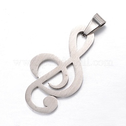 Tarnish Resistant 304 Stainless Steel Pendants&nbsp;LS-STAS-G080-08P