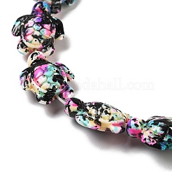 Synthetic Turquoise Dyed Beads Strands&nbsp;X-G-P507-05H