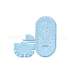 DIY Snake Pattern Wall Hanging Dowsing Pendulum Holder Food Grade Silicone Molds&nbsp;SNAK-PW0001-19