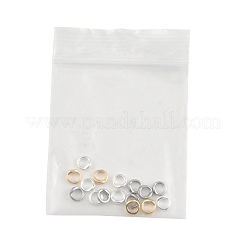 真鍮リングチャームコネクター18個  ブレスレットネックレスエンドループワイヤープロテクター  18KGP本金メッキ  5x1mm  穴：0.7mm&nbsp;KK-FS0002-16G