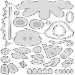 Carbon Steel Cutting Dies Stencils&nbsp;DIY-WH0309-051
