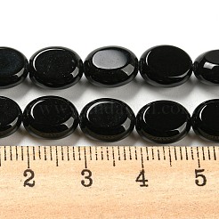 Natural Black Onyx(Dyed & Heated) Beads Strands&nbsp;G-M420-D10-01