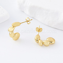304 Stainless Steel C-Shaped Earrings for Women&nbsp;ZI4209