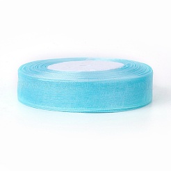 薄地オーガンジーリボン  結婚式の装飾のための広いリボン  ミックスカラー  3/4インチ（20mm）  25ヤード（22.86M）&nbsp;ORIB-RS20mmY