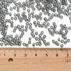 トーホー 8/0ラウンドビーズ  日本製シードビーズ  （176b）ダークグレーブラックダイヤモンド透明レインボー  3mm  穴：1mm  約222個/10g&nbsp;X-SEED-TR08-0176B