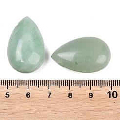 天然石グリーンアベンチュリンペンダント  ティアドロップチャーム  28~28.5x18~18.5x6~6.5mm  穴：2.5~3mm&nbsp;G-B195-02J