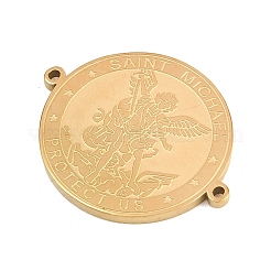 Religion 304 Stainless Steel Connector Charms&nbsp;STAS-I368-03G-01