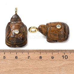 Natural Tiger Eye Carved Pendants&nbsp;G-H357-03G-08