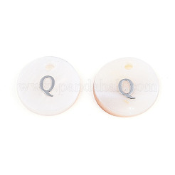Natural Freshwater Shell Pendants&nbsp;LS-SHEL-Q018-01A-Q-P