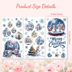 3 Sheets 3 Styles PVC Waterproof Decorative Stickers&nbsp;DIY-WH0404-171