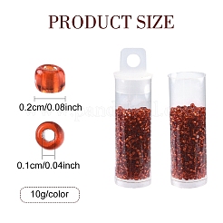 10G Glass Seed Beads&nbsp;SEED-YW0003-11A