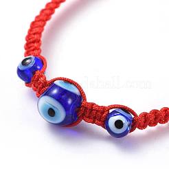 Adjustable Nylon Thread Braided Bead Bracelets&nbsp;BJEW-JB04459-02