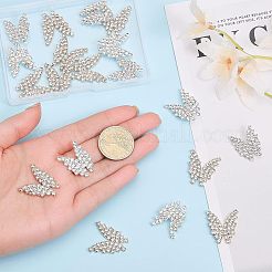 20Pcs 2 Styles Alloy Rhinestone Cabochons&nbsp;FIND-CA0006-51