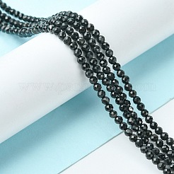 Natural Black Tourmaline Beads Strands&nbsp;G-F748-Y01-02