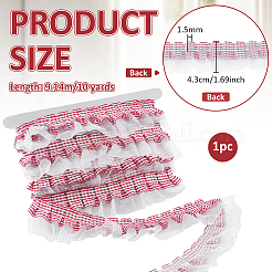 10Yards Polyester Lace Ribbon&nbsp;OCOR-PH0008-04B