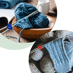 44色のナイロンスプリングコードロック11個  サバイバルブレスレットの留め金  ハート  ミックスカラー  17x20x15mm  穴：5x4mm  4個/カラー&nbsp;FIND-FH0016-85