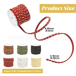 6 Rolls 6 Colors Faux Suede Cord&nbsp;LW-YW0001-04