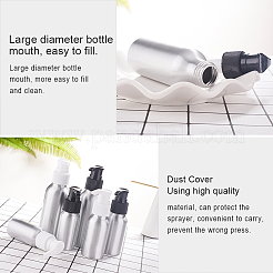50ml Aluminium Lotion Pump Bottle&nbsp;LS-MRMJ-WH0037-11B-01