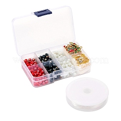 DIY 4 Pairs Earring/Bracelets Making Kits&nbsp;DIY-FS0001-41