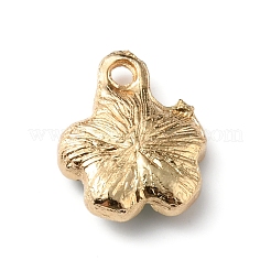 合金エナメルチャーム  クリスタルラインストーン付き  桃の花  アクアマリン  15x12x3.5mm  穴：2mm&nbsp;ENAM-CJC0003-25A