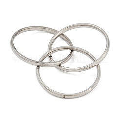 201 ステンレススチール トリニティ インターロッキング リング フィンガー リング  ステンレス鋼色  usサイズ11（20.6mm）&nbsp;FS-WG6776A-07