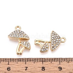 Rack Plating Alloy Rhinestone Pendants&nbsp;X1-PALLOY-T091-27A-G