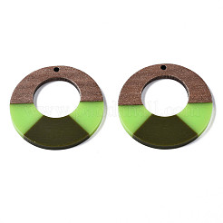Resin & Walnut Wood Pendants&nbsp;RESI-S389-068A-A06