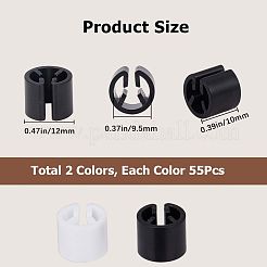 110Pcs 2 Colors Plastic Garment Markers Color Tags&nbsp;KY-GF0001-35