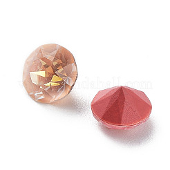 Electroplate K9 Glass Rhinestone Cabochons&nbsp;RGLA-M016-C02-AM