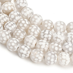 Tibetan Style dZi Beads Strands&nbsp;GG-NH0001-A04-8MM